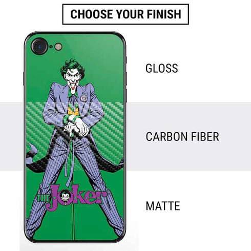 DC Comics The Joker Classic Art Pose iPhone SE (2nd & 3rd Gen) Skin