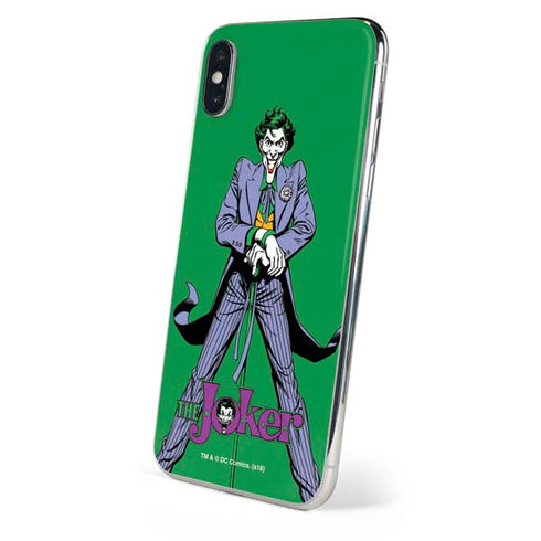 DC Comics The Joker Classic Art Pose iPhone X Skin