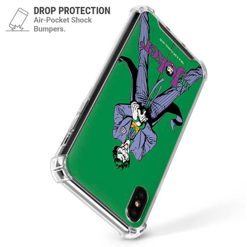 DC Comics The Joker Classic Art Pose iPhone XS Max Clear Case