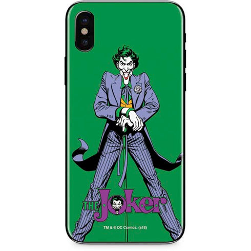 DC Comics The Joker Classic Art Pose iPhone XS Max Skin