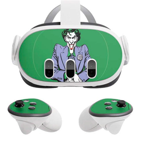 DC Comics The Joker Classic Art Pose Meta Quest 3 Skin