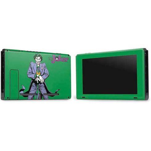 DC Comics The Joker Classic Art Pose Nintendo Switch Bundle Skin