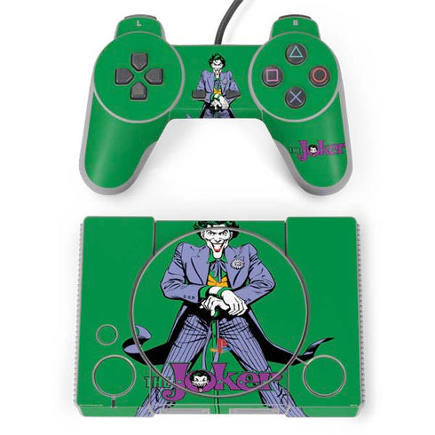 DC Comics The Joker Classic Art Pose PlayStation Classic Bundle Skin