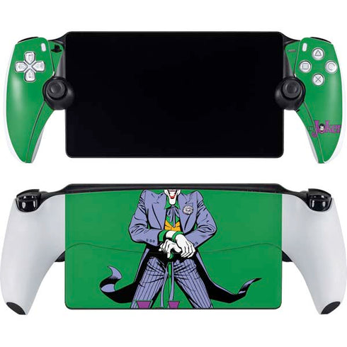 DC Comics The Joker Classic Art Pose PlayStation Portal Remote Player Skin