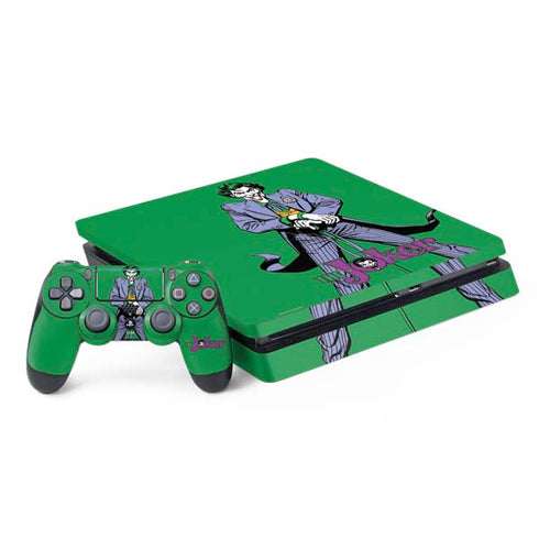 DC Comics The Joker Classic Art Pose PS4 Slim Bundle Skin
