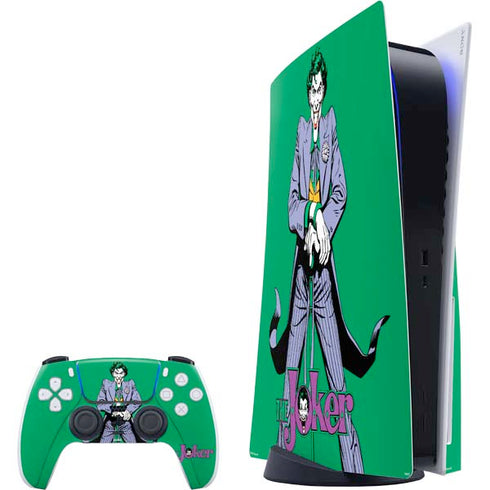 DC Comics The Joker Classic Art Pose PS5 Bundle Skin