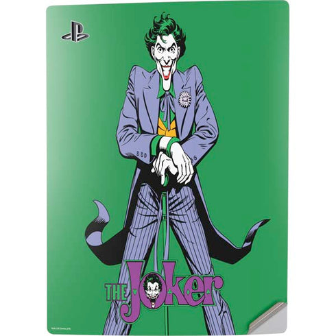 DC Comics The Joker Classic Art Pose PS5 Digital Edition Console Skin