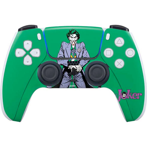 DC Comics The Joker Classic Art Pose PS5 Controller Skin