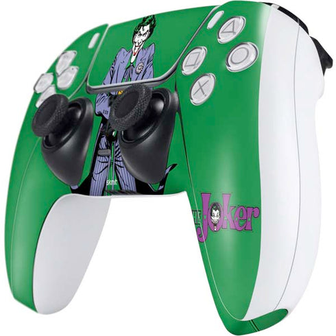 DC Comics The Joker Classic Art Pose PS5 Controller Skin