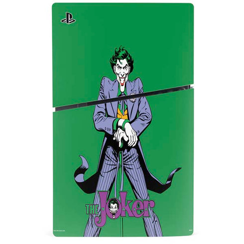 DC Comics The Joker Classic Art Pose PS5 Slim Digital Edition Bundle Skin