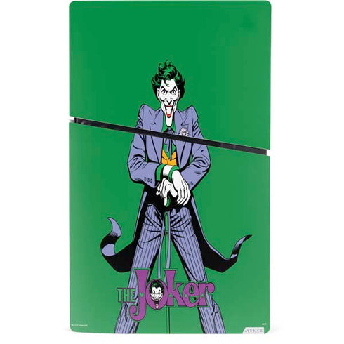 DC Comics The Joker Classic Art Pose PS5 Slim Digital Edition Bundle Skin