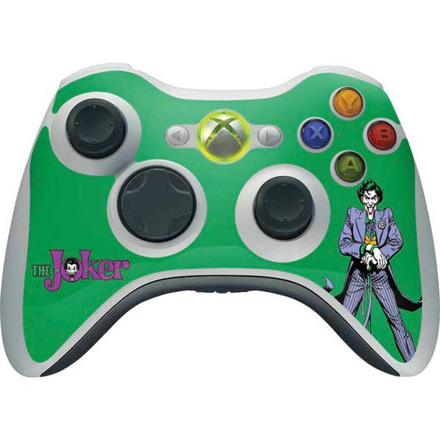 DC Comics The Joker Classic Art Pose Xbox 360 Wireless Controller Skin