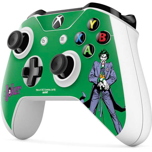DC Comics The Joker Classic Art Pose Xbox One S Controller Skin