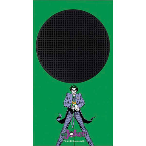 DC Comics The Joker Classic Art Pose Xbox Series S Console Skin