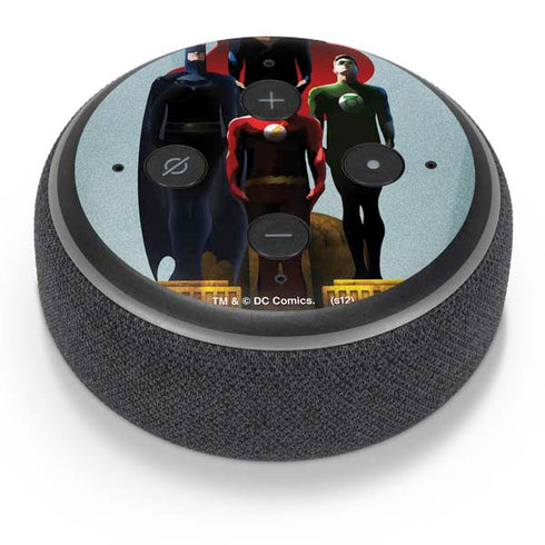 Justice League Standing Pose Team Amazon Echo Dot Skin