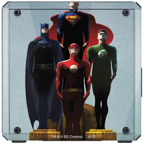 Justice League Standing Pose Team Cooler Master MasterBox Q300L Mini Tower Skin