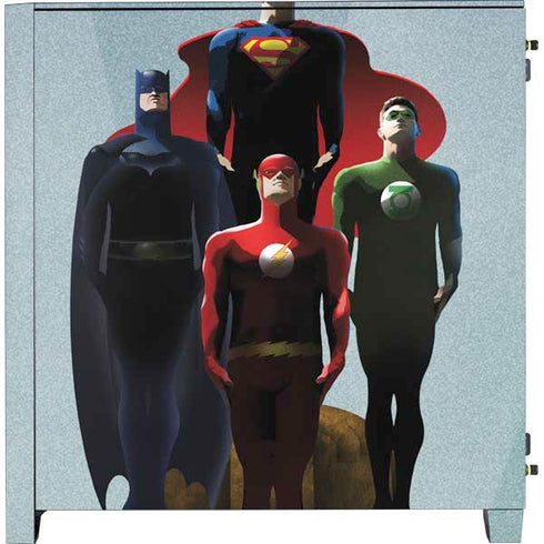 Justice League Standing Pose Team Corsair 4000D Tempered Glass Mid-Tower ATX Case Skin