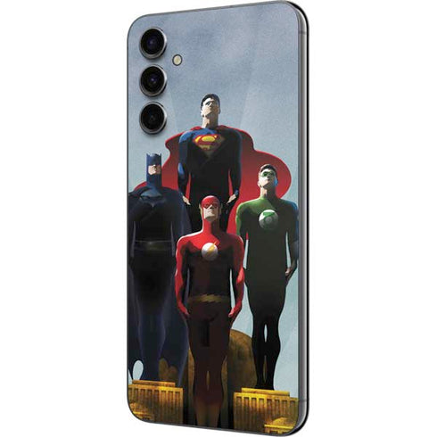 Justice League Standing Pose Team Galaxy A14 5G Skin