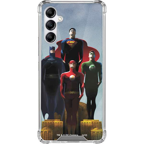 Justice League Standing Pose Team Galaxy A15 5G Clear Case