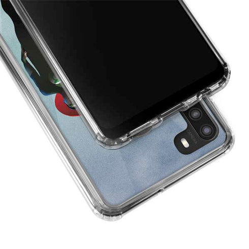 Justice League Standing Pose Team Galaxy A21 Clear Case