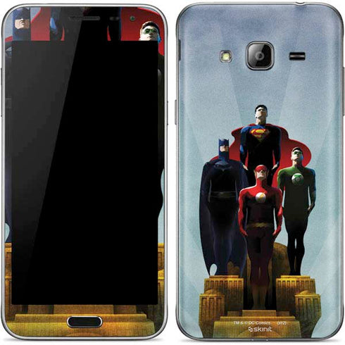 Justice League Standing Pose Team Galaxy J3 Skin