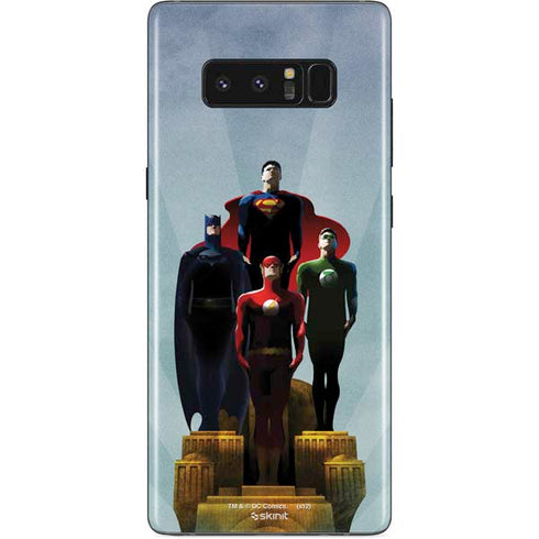 Justice League Standing Pose Team Galaxy Note 8 Skin