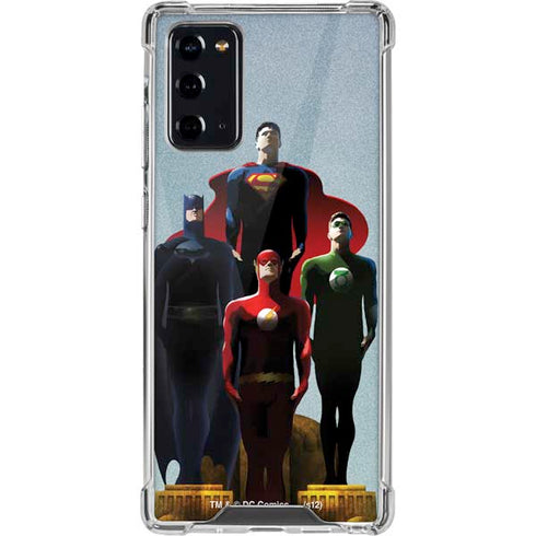 Justice League Standing Pose Team Galaxy Note20 5G Clear Case