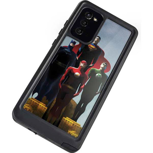 Justice League Standing Pose Team Galaxy Note20 5G Waterproof Case