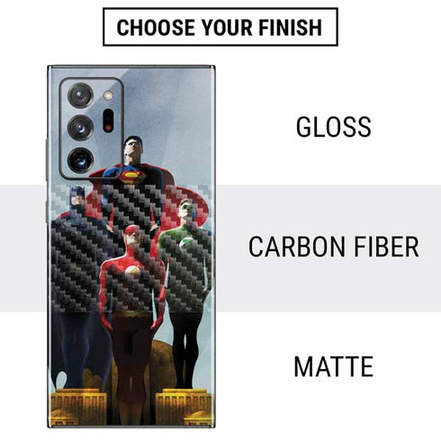 Justice League Standing Pose Team Galaxy Note20 Ultra 5G Skin