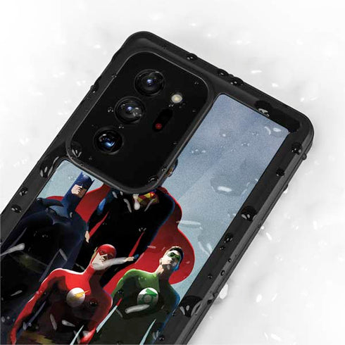 Justice League Standing Pose Team Galaxy Note20 Ultra 5G Waterproof Case