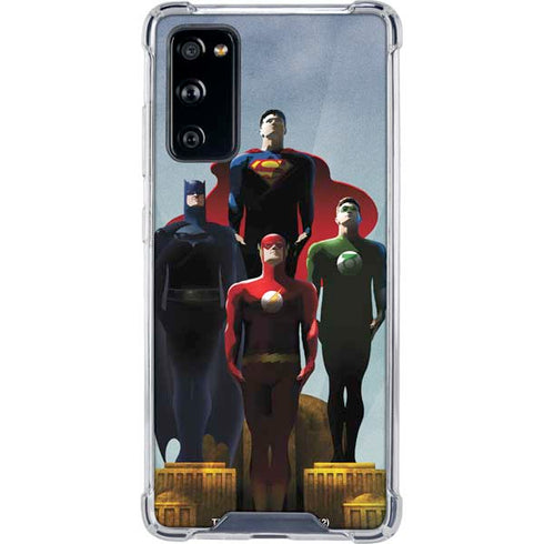Justice League Standing Pose Team Galaxy S20 FE Clear Case