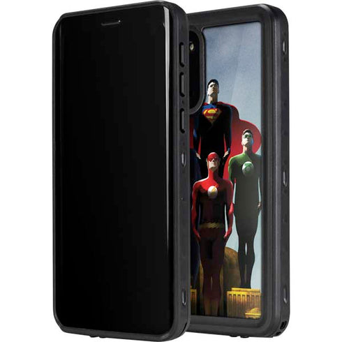 Justice League Standing Pose Team Galaxy S20 Plus Waterproof Case