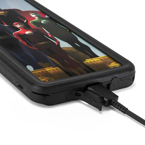 Justice League Standing Pose Team Galaxy S20 Plus Waterproof Case