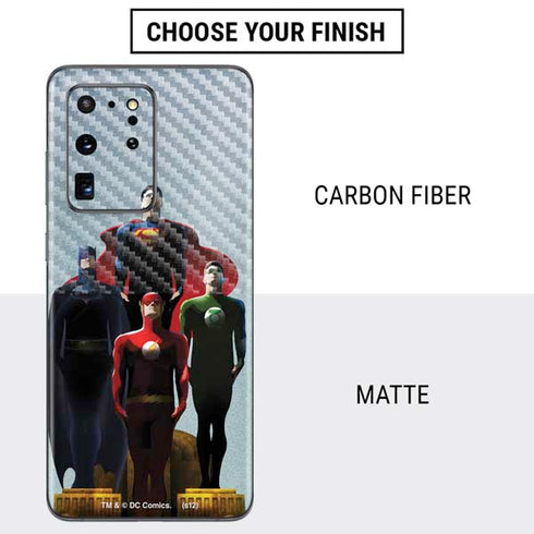 Justice League Standing Pose Team Galaxy S20 Ultra 5G Skin