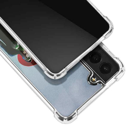 Justice League Standing Pose Team Galaxy S21 FE Clear Case