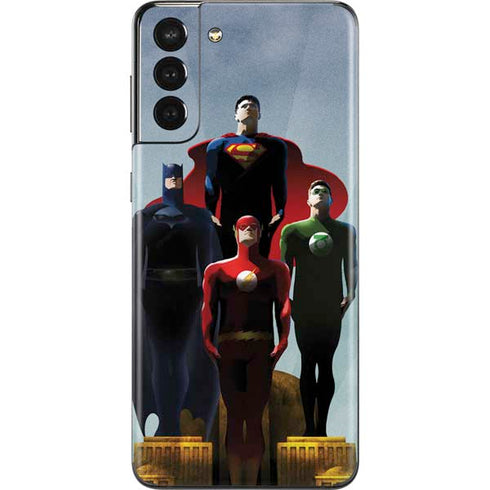 Justice League Standing Pose Team Galaxy S21 Plus 5G Skin