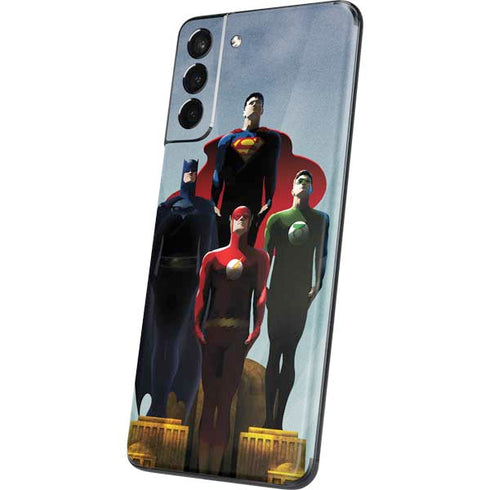 Justice League Standing Pose Team Galaxy S21 Plus 5G Skin