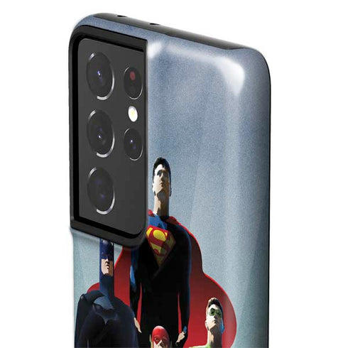 Justice League Standing Pose Team Galaxy S21 Ultra 5G Pro Case