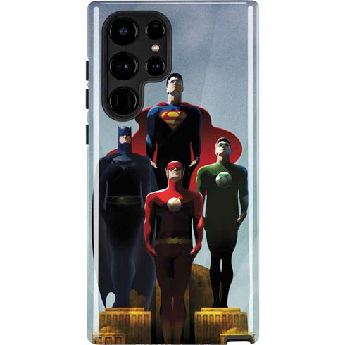 Justice League Standing Pose Team Galaxy S22 Ultra Pro Case