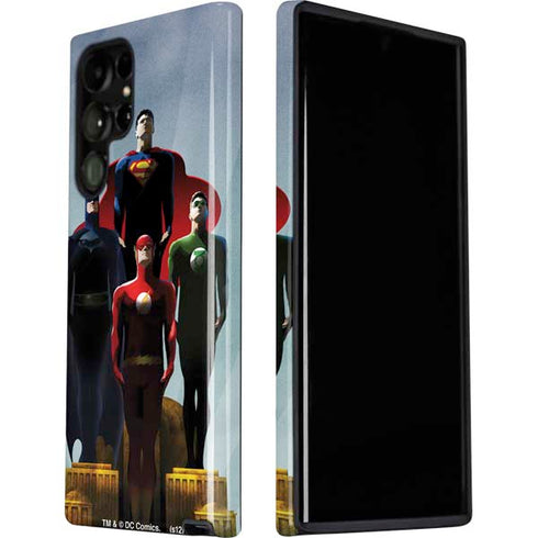 Justice League Standing Pose Team Galaxy S22 Ultra Pro Case