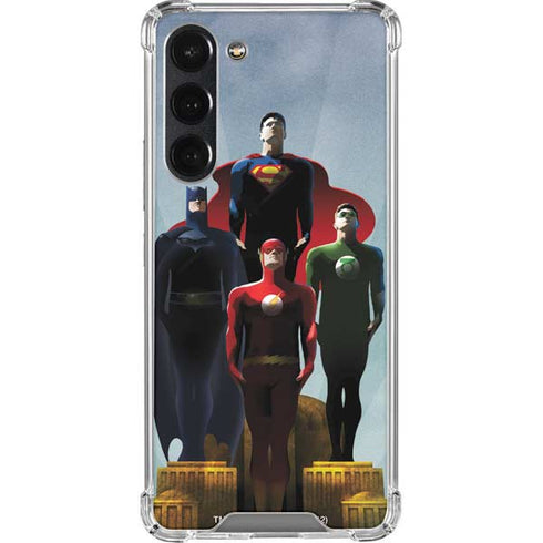 Justice League Standing Pose Team Galaxy S23 Plus Clear Case
