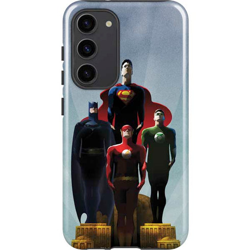 Justice League Standing Pose Team Galaxy S23 Plus Pro Case