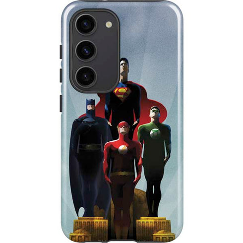 Justice League Standing Pose Team Galaxy S23 Pro Case