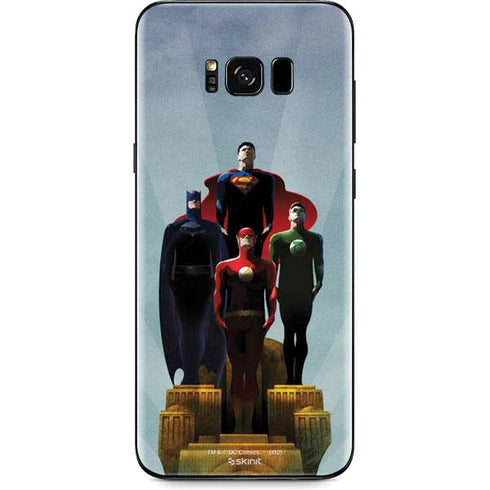 Justice League Standing Pose Team Galaxy S8 Plus Skin