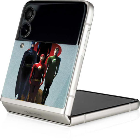 Justice League Standing Pose Team Galaxy Z Flip3 5G Skin