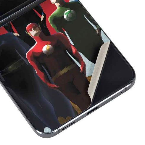 Justice League Standing Pose Team Galaxy Z Flip5 5G Skin