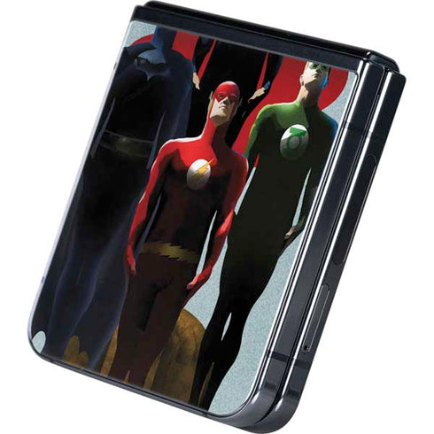 Justice League Standing Pose Team Galaxy Z Flip5 5G Skin
