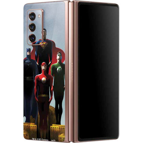 Justice League Standing Pose Team Galaxy Z Fold2 5G Skin