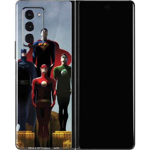 Justice League Standing Pose Team Galaxy Z Fold2 5G Skin