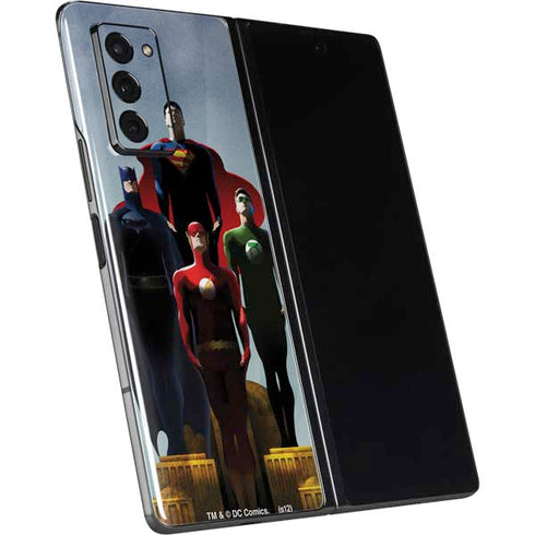 Justice League Standing Pose Team Galaxy Z Fold2 5G Skin